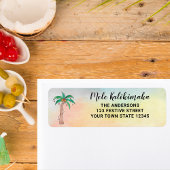 Mele Kalikimaka Return Address Label