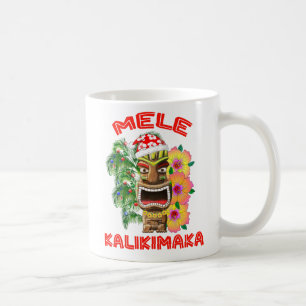 Mele Kalikimaka Santa Claus Tiki Koffiemok