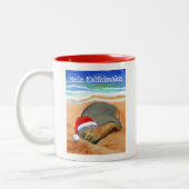 Mele Kalikimaka Sceau de moine avec Mug de Santa H (Gauche)