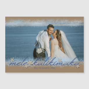 Mele Kalikimaka Starfish Carte photo magnétique