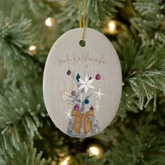 Mele Kalikimaka, Suikerpruim Keramisch Ornament