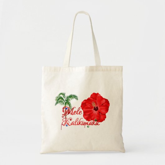 Mele Kalikimaka Tote Bag (Voorkant)