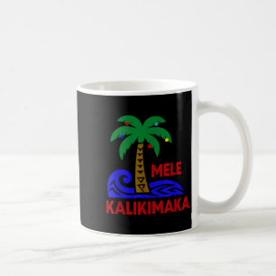 Mele Kalikimaka Trocal Vakantie Palmboom Kerstmis Koffiemok