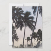 Mele Kalikimaka Tropical Beach Carte photo de vaca (Dos)