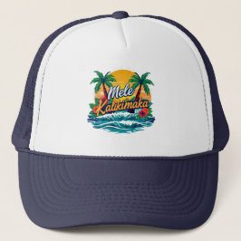 Mele Kalikimaka Tropical Christmas Trucker Pet