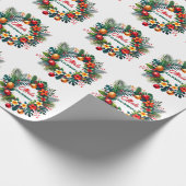 Mele Kalikimaka -Tropical Xmas Cadeaupapier (Hoek)