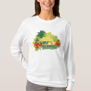 Mele Kalikimaka Tropisch eiland Hawaiian Kerstmis T-shirt