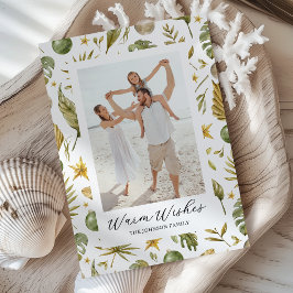 Mele Kalikimaka Tropische Foto Kerstmis Feestdagenkaart