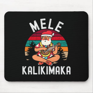 Mele Kalikimaka Tropische Hawaiiaanse Vrolijk Kers Muismat