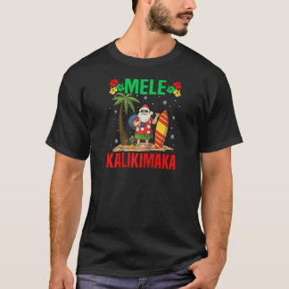 Mele Kalikimaka Tropische Kerst Hawaiiaanse Kerstm T-shirt