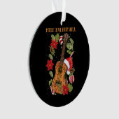 Mele Kalikimaka Ukulele Guitar Gift Ugly Ukulele Ornament (voorkant)