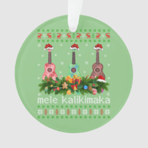 Mele Kalikimaka Ukulele Guitare Cadeau Ukulele