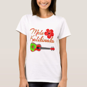 Mele Kalikimaka Ukulele T-shirt
