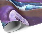 Mele Kalikimaka van de kerstwrapping van het stran Cadeaupapier (Rol Hoek)