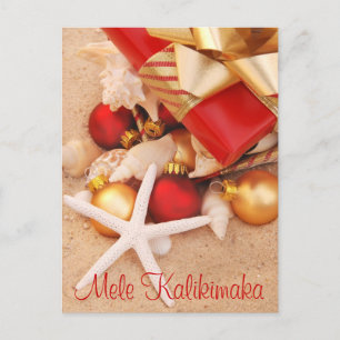 "Mele Kalikimaka" Warm Weer Kerst Briefkaart