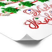 Mele Kalikimaka Zee Turtles Poster (Hoek)
