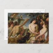 Meleager en Atalanta (olie op canvas) Briefkaart (Voorkant / Achterkant)