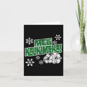 Melekalikimaka Mele Kaliki Maka Hawaiian Christmas Kaart