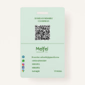 MELFEL BADGE (Achterkant)