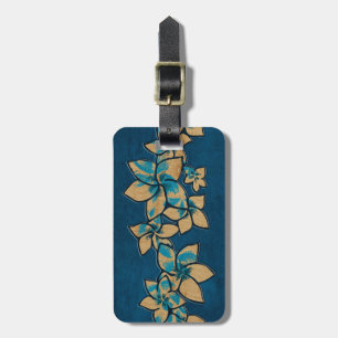 Melia Hawaiian Plumeria Faux Bagagelabels