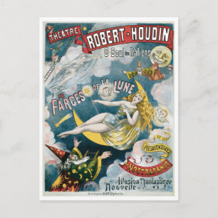 Melies ~ Franse Magische  Magische Wet Briefkaart