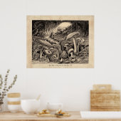 Méliès Voyage dans la Lune Tableau 15 Poster (Cuisine)