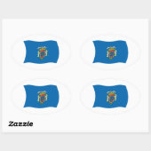 Melilla Vlag Sticker (Vel)