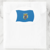 Melilla Vlag Sticker (Tas)