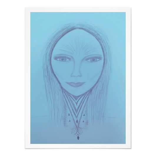 Melina Galactic Being Foto Afdruk (Voorkant)