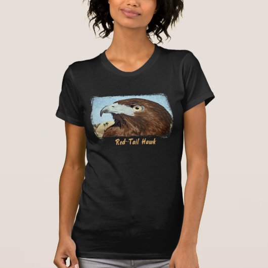 Melinistische rode staart-textiel t-shirt (Voorkant)