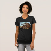 Melinistische rode staart-textiel t-shirt (Voorkant volledig)