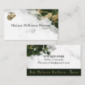 Melissa 1 Visitekaartje (Voorkant / Achterkant)