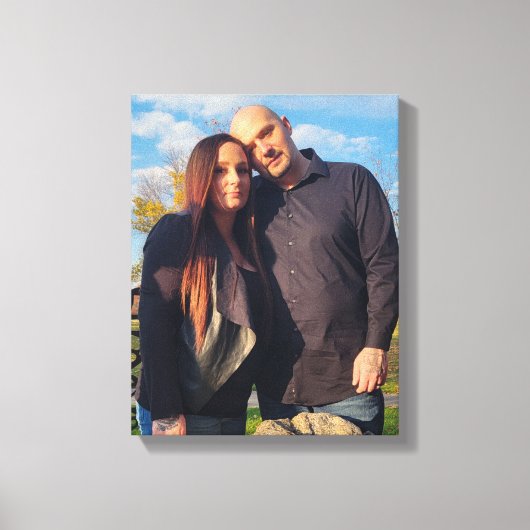 Melissa en Steve Canvas Afdruk (Voorkant)