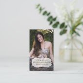 Melissa Medlock Contactkaartje (Staand voorkant)