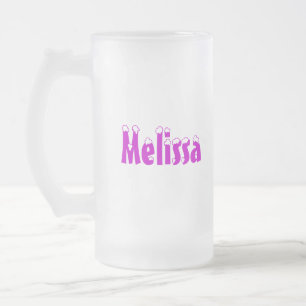 Melissa-Name Style-Frosted Mok