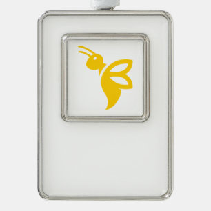 Melissa Verzilverd Kader Ornament