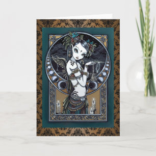 "Melita" Gothic Tribal Fusion Dancer Art Card Kaart