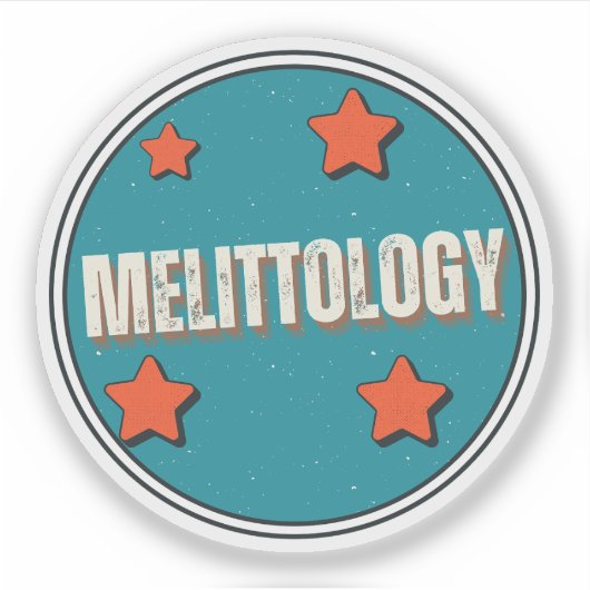 Melittologie Sticker (Voorkant)
