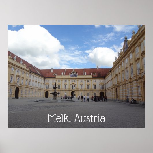 Melk Abbey Austria Poster (Voorkant)