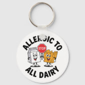 Melk Allergie Alert Sleutelhanger (Achterkant)