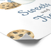 Melk Baby shower Snoep en lekkers Poster (Hoek)