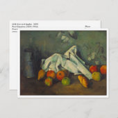 Melk can en appels van Cezanne Briefkaart (Voorkant / Achterkant)