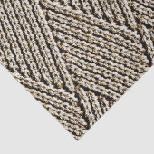 Melk Chocolade Faux Diamond Breipatroon Tissuepapier (Detail)