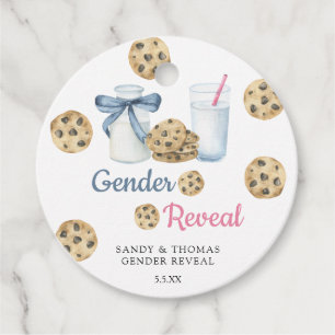 Melk & Cookies Geslacht onthullen Bedankjes Labels