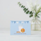 Melk & Cookies Speel Datum Bellen Kaarten (Staand voorkant)