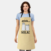 Melk Drink Melk Schort (Gedragen)