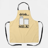 Melk Drink Melk Schort (Voorkant)