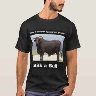 Melk een stier t-shirt