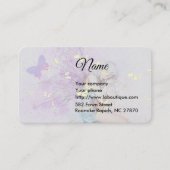 Melk en Butterflies 2 Visitekaartje (Voorkant)