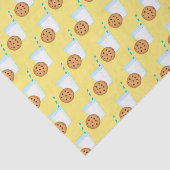 Melk en Chocolade Chip Cookie Tissuepapier (Detail)